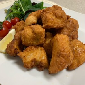 焼き肉のたれで生姜が効いたから揚げ♪